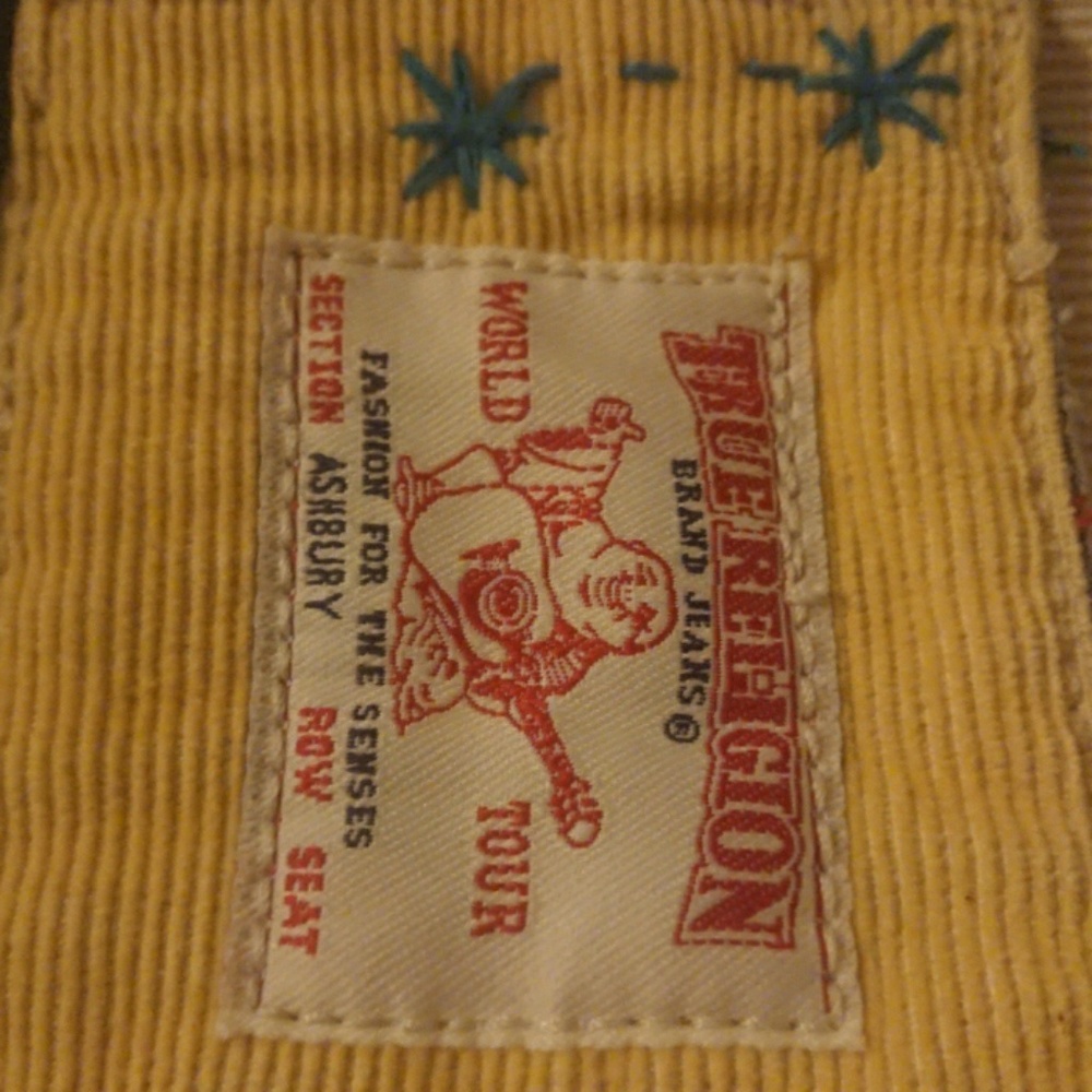 True religion world tour pants